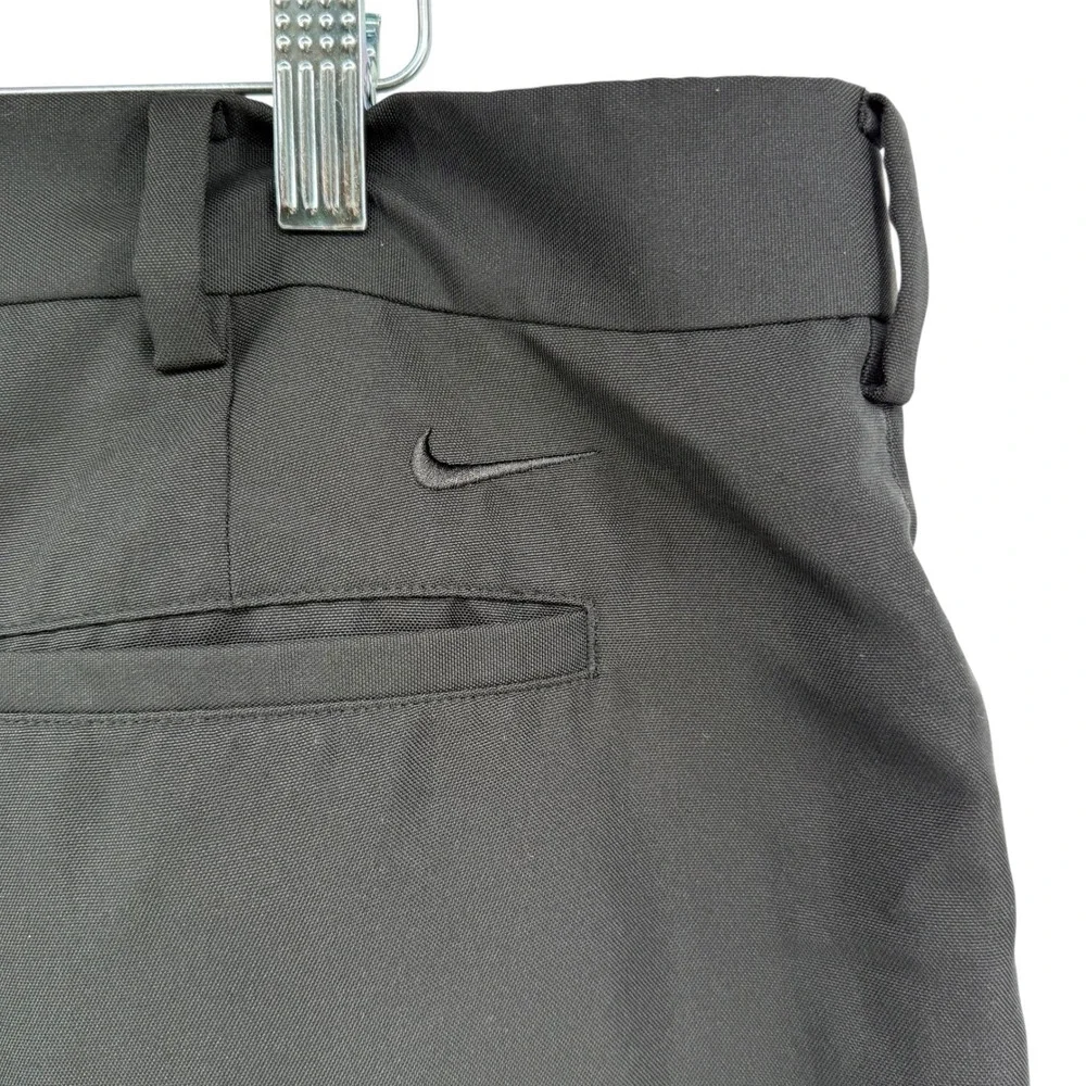 Nike Golf‎ Mens 42x32 Black Dress Pants Flat Front Performance Athletic